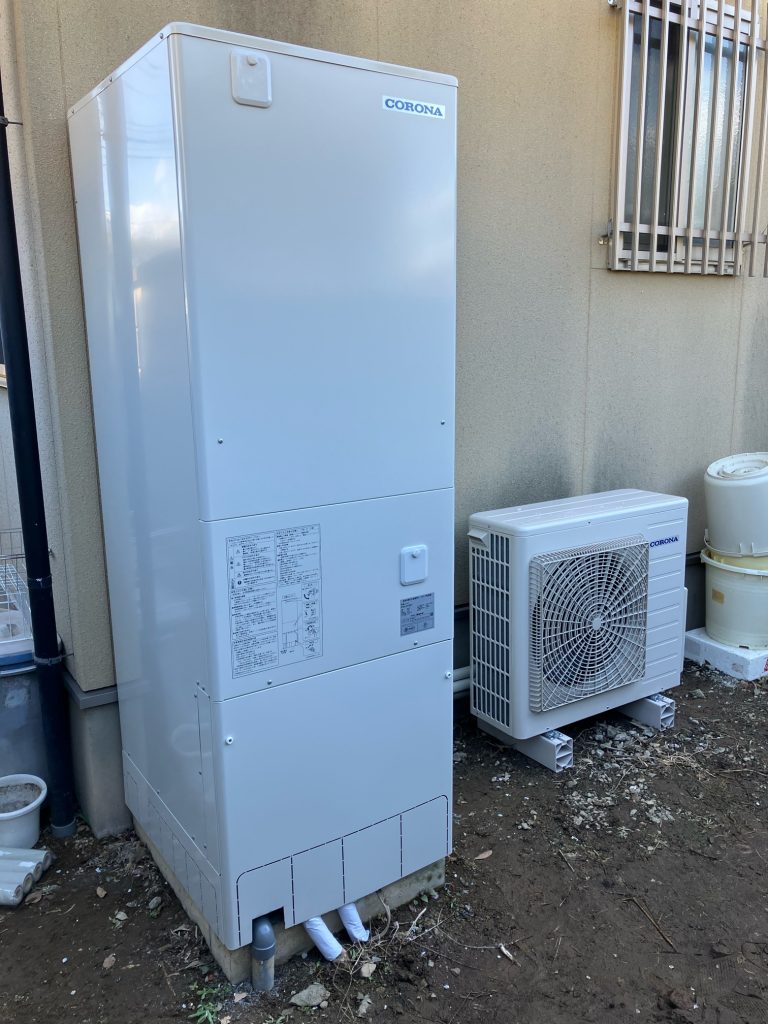 渋川市　エコキュート工事〈コロナ　エコキュート・ハイグレードタイプ370ℓ　CHP-37AZ1〉